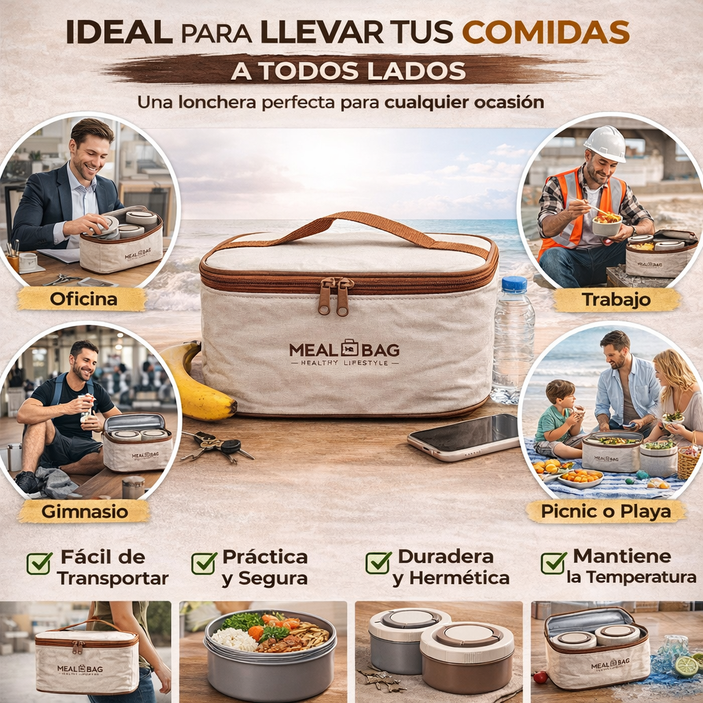 Lonchera Térmica 4 Recipientes